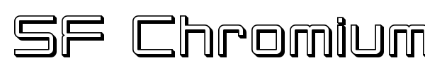 SF Chromium 24 font preview